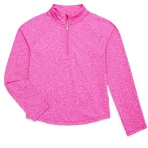 Nwt girls pink pull over with thumb holes